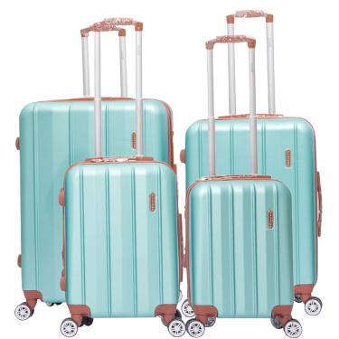 Imagem de Mala De Viagem Rígida Abs Com 4 Peças Rodinhas 360º Expansível