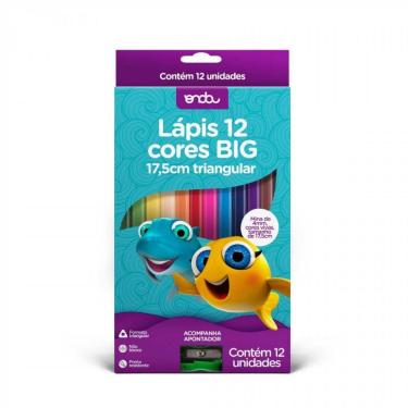 Imagem de Lapis De Cor 12 Cores Jumbo Triangular 17Cm Onda