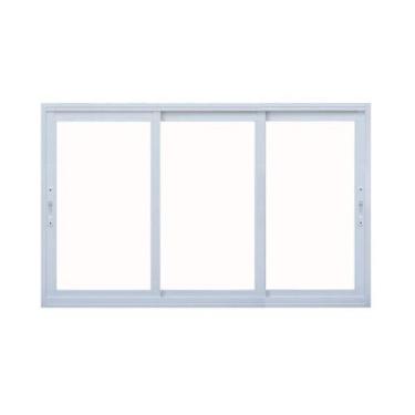 Imagem de Janela Correr 3 Folhas Vidro 2,00x1,00m Vidro Temperado 6mm Fábrica do