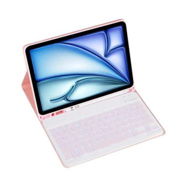 Imagem de Capa Com Teclado Para Samsung Galaxy Tab S9 FE SM-X510/X516B De 10,9 P