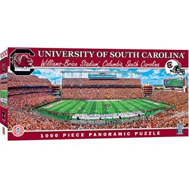 Imagem de MasterPieces NCAA South Carolina Fighting Gamecocks, quebra-cabeça panorâmico de estádio, Willaims Brice, 1000 peças