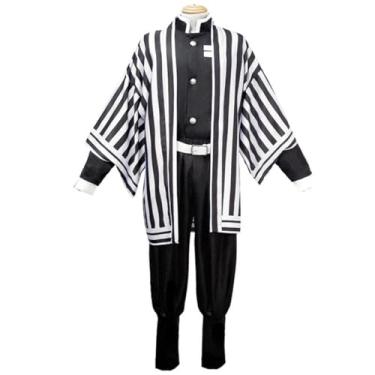 Imagem de Nuoqi Fantasia Iguro Obanai Cosplay para Iguro Obanai Cosplay Fantasia Anime Robe Kimono Uniforme Terno