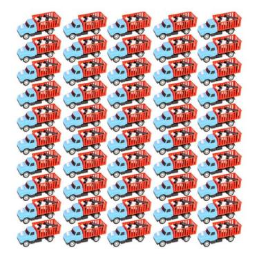 Imagem de Kit 50 Brinquedos Caminhão Com 4 Bois Carrinho Criança Infantil Doação