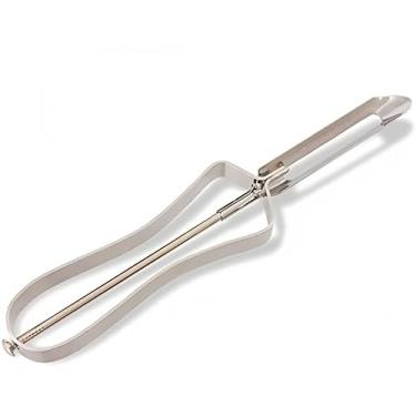 Imagem de Vegetais profissionais da "Old School", Batata, Descascador de cenoura – Corpo e lâmina de aço inoxidável