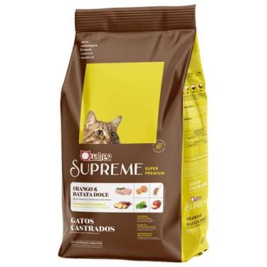 Imagem de Ração Quatree Supreme para Gatos Castrados Sabor Frango 15kg - GRANVIT