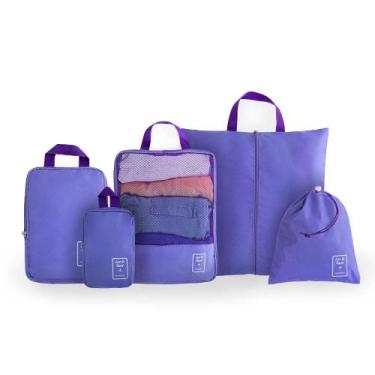 Imagem de Kit Organizador de Mala com 5 Pecas - Bagaggio, U