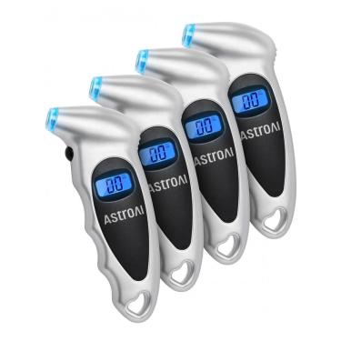 Imagem de Calibrador de Pressão de Pneus Digital AstroAI de 0150PSI Preciso em Incrementos de 0,1, 4 Unidades para Carro, Caminhão e Bicicleta