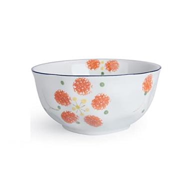 Imagem de Tigela de cereais, tigela de sopa de salada, tigela de ramen, grande empilhável redonda fina porcelana cereal conjunto de tigelas de servir massa, tigelas de cerâmica tigelas de sopa para cozinha (cor