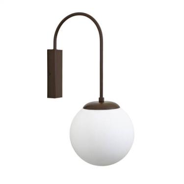 Imagem de Lustre Arandela Bola 20cm Globo Marrom 276 - ILUMINAMUNDO