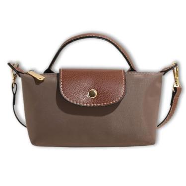 Imagem de Bolsas transversais modernas para mulheres, bolsas transversais acolchoadas para mulheres, bolsa quadrada de cor sólida com alça ajustável, Cor 8