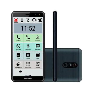 Imagem de Positivo Twist 3 Pro 64GB 1GB RAM 5.7" HD+ 3000mAh, Cinza