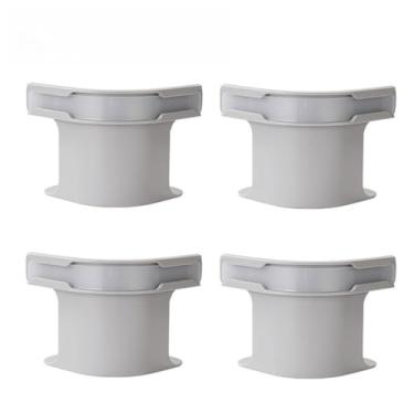 Imagem de Fixador Com Trava Invisível Para Lençol Colchão 4pçs Universal,prendedor de lençol(Liso,Cinza)