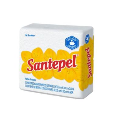 Imagem de Kit Guardanapo de Papel Folha Simples 33 X 30cm 2 Pacotes com 50un San