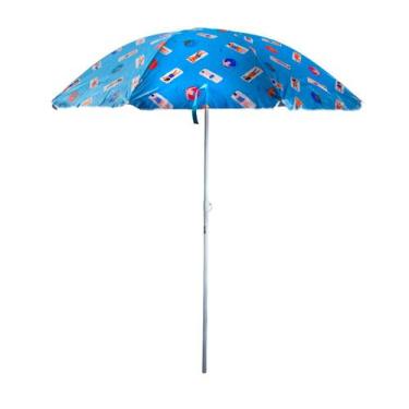 Imagem de Guarda-sol Gigante 1,80m Grande Piscina Praia Pesca Azul - Mor