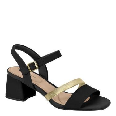 Imagem de Sandália Feminina Modare Ultraconforto Ortopédica 7172.101, Preto, Dou