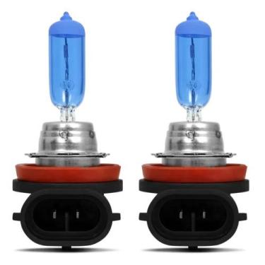 Imagem de Lampada Super Branca H8 (Par) 8500k 12v 35w - Cinoy