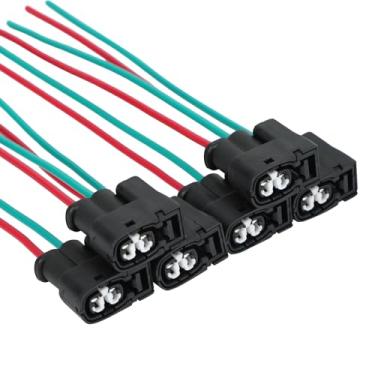 Imagem de Conector de bobina de ignição chicote de fios para Toyota Harness Pigtail Supra equivalente de substituição, para Lexus IS300, para Mazda RX7 6, substitui WPT-1094 6 peças