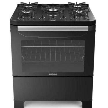 Imagem de Fogão Itatiaia 5 Bocas Itamaster Preto Bivolt