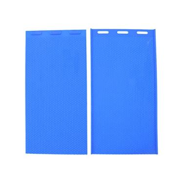 Imagem de Molde de folha de cera de abelha de silicone, folha de prensa de cera de abelha DIY, ferramenta de gravação de cera de abelha dobrável e portátil, tamanho grande para apicultura, resistente e fácil de