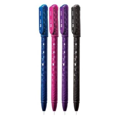 Imagem de Caneta Esferográfica Tris Disco 1,0 mm Kit com 2/4/5 Unidades Corpo Texturizado Design Premium (4)