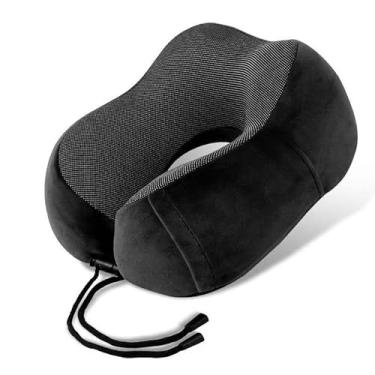 Imagem de Almofada De Viagem Para O PescoçO, Almofada ConfortáVel Para O PescoçO(Preto)