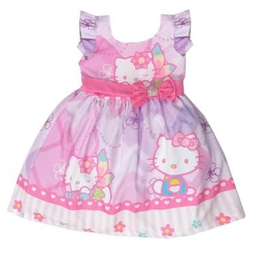 Imagem de Vestido Hello Kitty Luxo Festa Infantil Temática - Ateliê Iza Rocha, M
