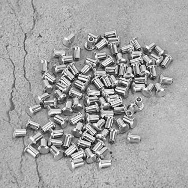 Imagem de Akozon 100 Unidades 8x10mm 0,31x0,39 pol. Parafusos para Pneus de Roda Antiderrapantes Unhas Motocicleta ATV UTV