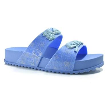 Imagem de Papete Flatform Zaxy Stitch Disney Pop, Azul, 37