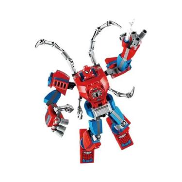 Imagem de Blocos De Montar Super-Heróis Vingadores Thor Homem De Ferro Thanos Fi