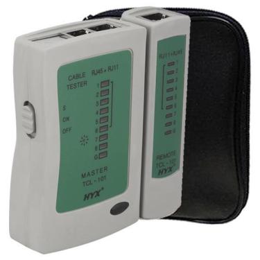 Imagem de Testador De Cabo De Rede Lan Internet Rj45 E Rj11