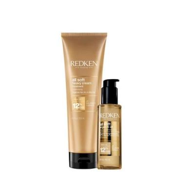 Imagem de Kit Redken All Soft Máscara e Óleo Capilar (2 produtos)