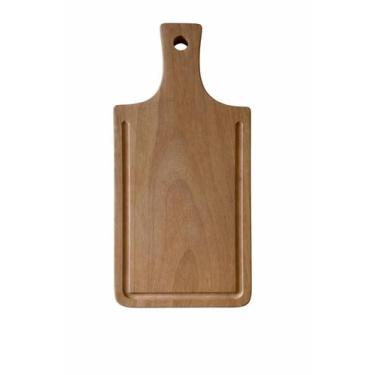 Imagem de Tábua De Corte De Madeira Artesanal 45x23 Cm Teixeira Cor:Marrom - Tei