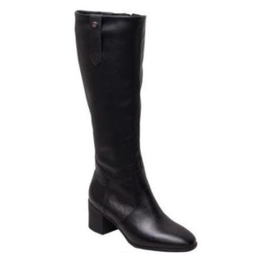 Imagem de Bota Feminina Bottero Cano Longo Salto Blocado Preto 37-Feminino