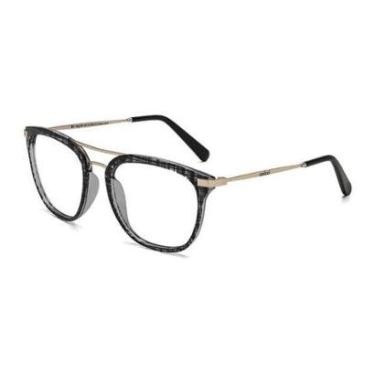 Imagem de Armação Óculos Colcci Mag C6113dg153 Fume Trançado Com Dourado-Feminino