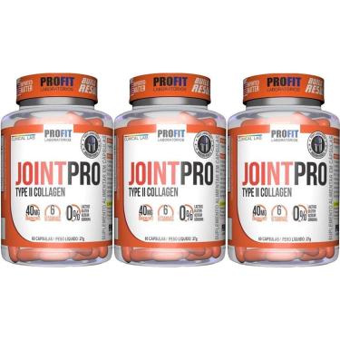 Imagem de Kit 3X Joint Pro Type II Collagen - 60 Cápsulas - Profit-Masculino