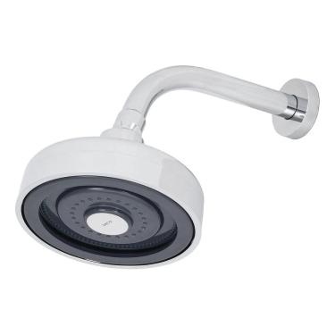 Imagem de Ducha Redonda Cromada De Parede Turbo Jato Standard - Deca Prateado