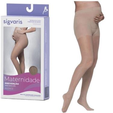 Imagem de Meia Calca Sigvaris Gestante 120A 15-20 Mmhg Ponteira Aberta, D, Natur