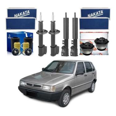 Imagem de Kit Amortecedor Dianteiro Traseiro Uno 1.0 1.5 1998 A 2001 - Nakata