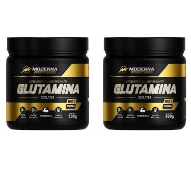 Imagem de Kit 2 Glutamina 600g Moderna Suplementos Importada-Unissex