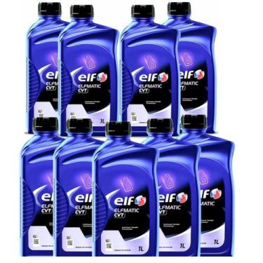 Imagem de Kit 9x Óleo Transmissão Automática CVT Sintético Elfmatic