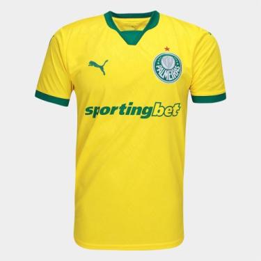 Imagem de Camisa do Palmeiras III 2025 2026 Torcedor Amarela - Camisa Fan, M