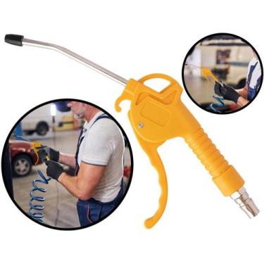 Imagem de Pistola De Ar Comprimido Para Limpeza De Peças Máquinas Bico Longo Eng