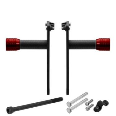Imagem de Protetor Slider Roncar em Alum. CBR 250 2012, VERMELHO