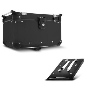 Imagem de Baú Moto Alumínio Top Case 48 Litros + Base de Fixação Super Adventure
