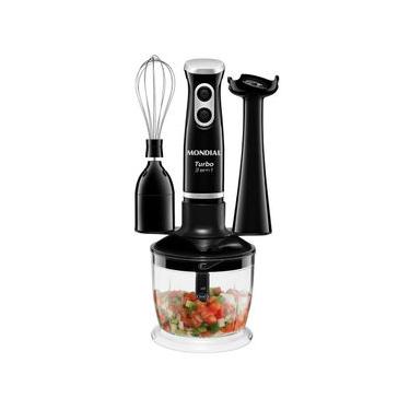 Imagem de Mixer Mondial MKNE M-14 3 em 1 Preto 500W 2 Velocidades Copo 600ml Lâmina Inox
