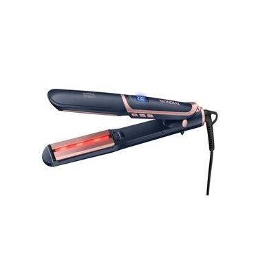 Imagem de Prancha Alisadora Mondial Infrared P-01-IR Tourmaline Íon Bivolt Azul/Golden Rose