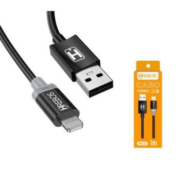 Imagem de Cabo Para iPhone 6 6s 7 8 X Xs Xr 11 12 13 14 Pro Lightning Hs-27 - Hr