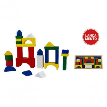 Imagem de Blocos de Construção Educativo Brinquedo de Montar Infantil Criativo com Peças de Encaixe Yins Brasil