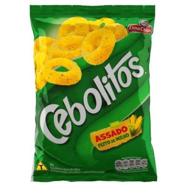 Imagem de Salgadinho de Milho Cebola Elma Chips Cebolitos Pacote 60g - Super Mer