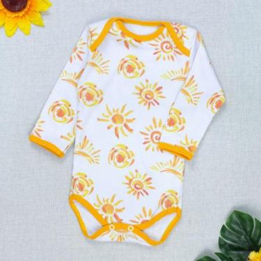 Imagem de Body Estampado Sol em Aquarela - Toque Suave e Charmoso - A Era Uma Ve